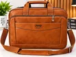 Leather Jeep Shoulder Laptop Bag - 2