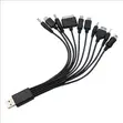 Universal 10-in-1 USB Multi-Plug Charger Cable - 5