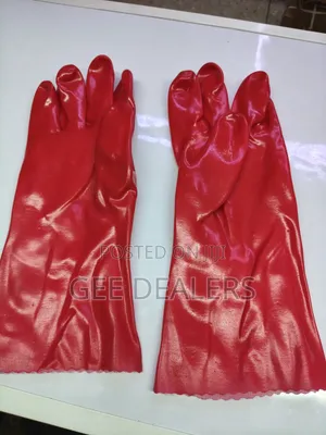 Heavy Duty PVC Chemical Protective Gloves - XL