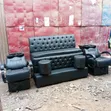 Black Barber Chairs (Set) - 2