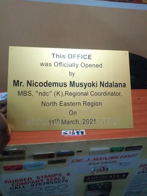 Executive Plaques and Signages