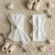 Baby Headband - White, 3-6 Months - 3