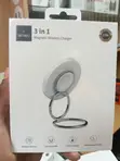 WiWU Wi-W027 3-in-1 Magnetic Wireless Charger 15W - 2