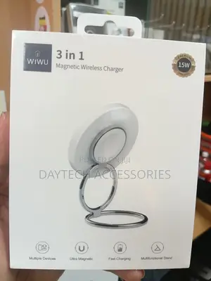 WiWU Wi-W027 3-in-1 Magnetic Wireless Charger 15W