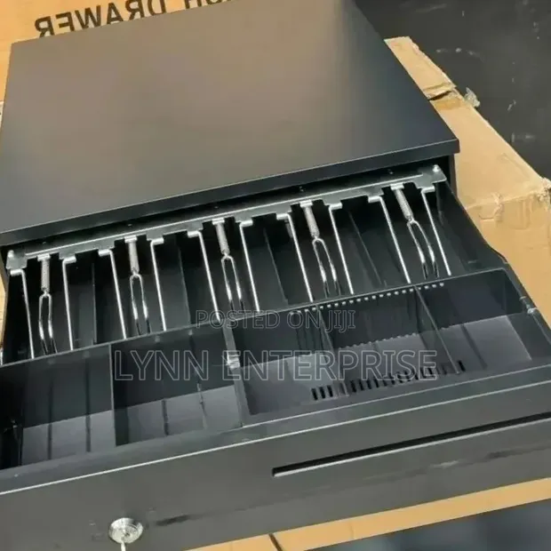 Automatic Commercial Cash Drawer with Key Lock - 1