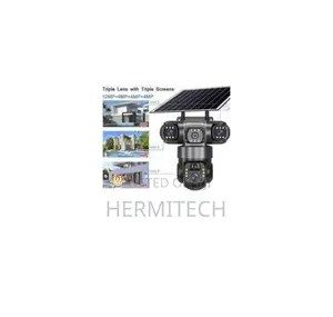 Smart Triple Lens 4G Solar CCTV Camera