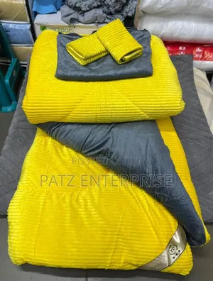 TC Brand Velvet Duvet Set with Fleece Bedsheet