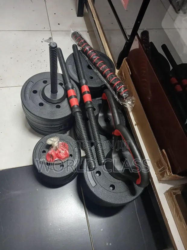 Seti ya Kettlebell Inayoweza Kurekebishwa ya 50kg 6-in-1 - 1