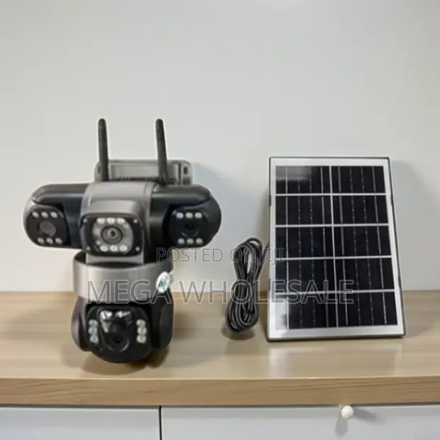 V380 Pro 20MP 4G PTZ Triple Lens Solar Camera - 1