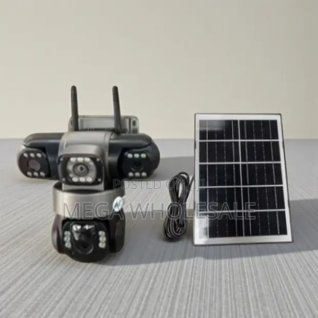 V380 Pro 20MP 4G PTZ Triple Lens Solar Camera - 1