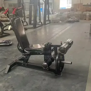 Heavy-Duty Plate-Loaded Leg Curl/Extension Machine