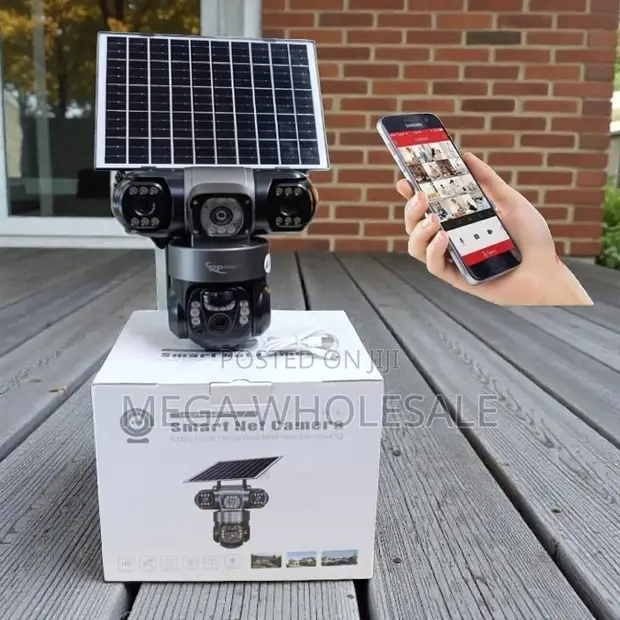 20MP 4K 4G PTZ Triple Lens Solar Camera - 1