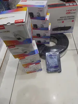 Original Dahua 8-Channel CCTV Kit - 1080p Cameras with Night Vision