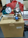 CO2 Compressed Gas Regulator with Flowmeter & Gauge - 3