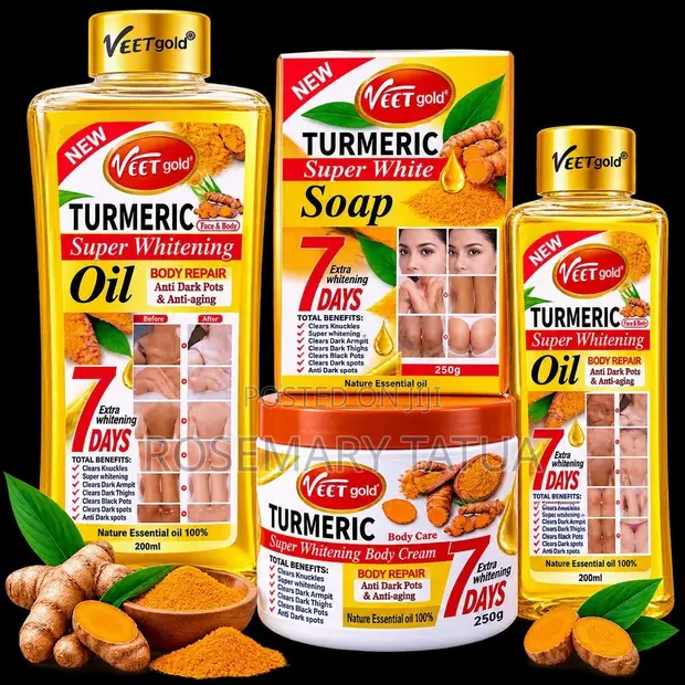 Mkoleksyon ya Kutunza Mwili ya Turmeric - Mpya Kabisa - 1