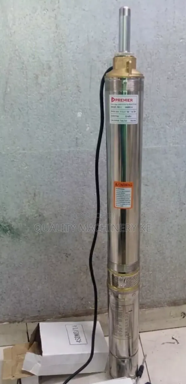 Premier 1HP Stainless Steel Deep Well Submersible Pump - 1