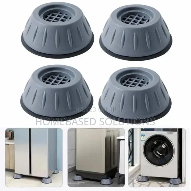 Grey 4pcs Anti Vibration Pads - 1