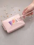 Handheld Double Roller Carpet Cleaning Brush - 2