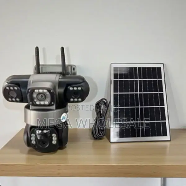 Kamera ya Solar ya 20MP 4G PTZ yenye Lens Tatu na Kufuatilia Moja kwa Moja - 1