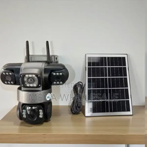 20MP 4G PTZ Triple Lens Solar Camera with Auto Tracking - 1