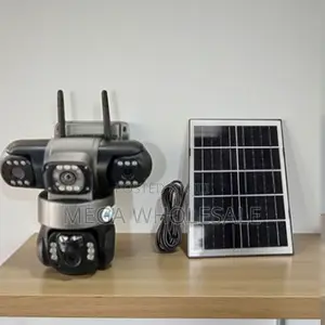 Kamera ya Solar ya 20MP 4G PTZ yenye Lensi Tatu na Auto Tracking