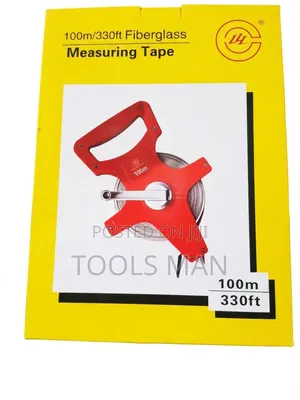 100m Fiberglass Measuring Tape Reel