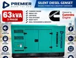 Premier Silent Diesel Genset 63kVA 3 Phase - 1