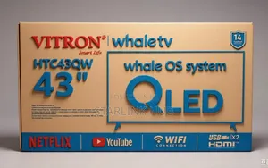 Vitron 43" QLED FHD Smart Android TV - HTC43QW