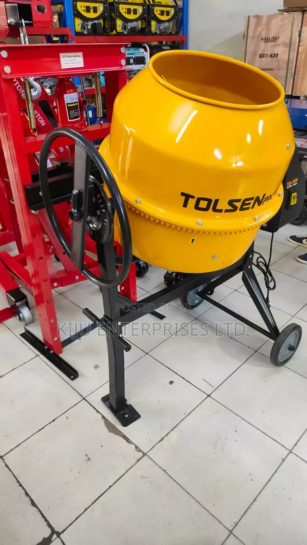 200L Concrete Mixer ya Umeme ya Heavy-Duty - 1