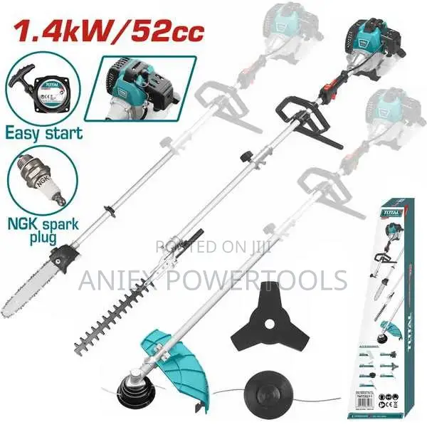 Total TMT5521 52cc 4-in-1 Gasoline Hedge Trimmer Multi Tool - 1