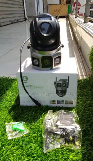Dual Lens PTZ 4G CCTV Camera - V380 App