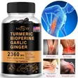 4-in-1 Turmeric Ginger 2360mg with Curcumin, Garlic & Black Pepper - 3