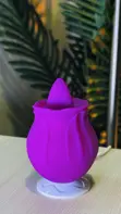 Love G Spot Rose Vibrator na Lugha ya Kulamba - 2