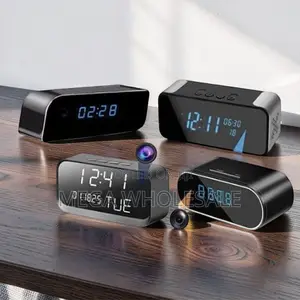 Mini Wireless WiFi Alarm Clock Hidden Spy Camera 4K