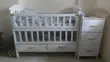 Baby Cot with Mattress and Drawers - 1