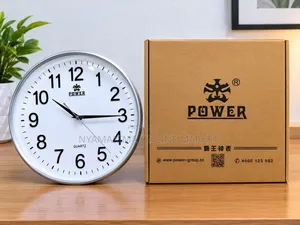 Power Quartz WiFi Wall Clock with Hidden Camera