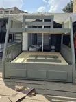 Green Kids Double Decker Bed - 4