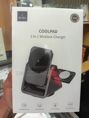 WiWU Coolpad 3-in-1 Wireless Charger (Wi-W018) 15W