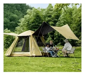 2-in-1 Camping Tent with Tarp (3-4 Persons)