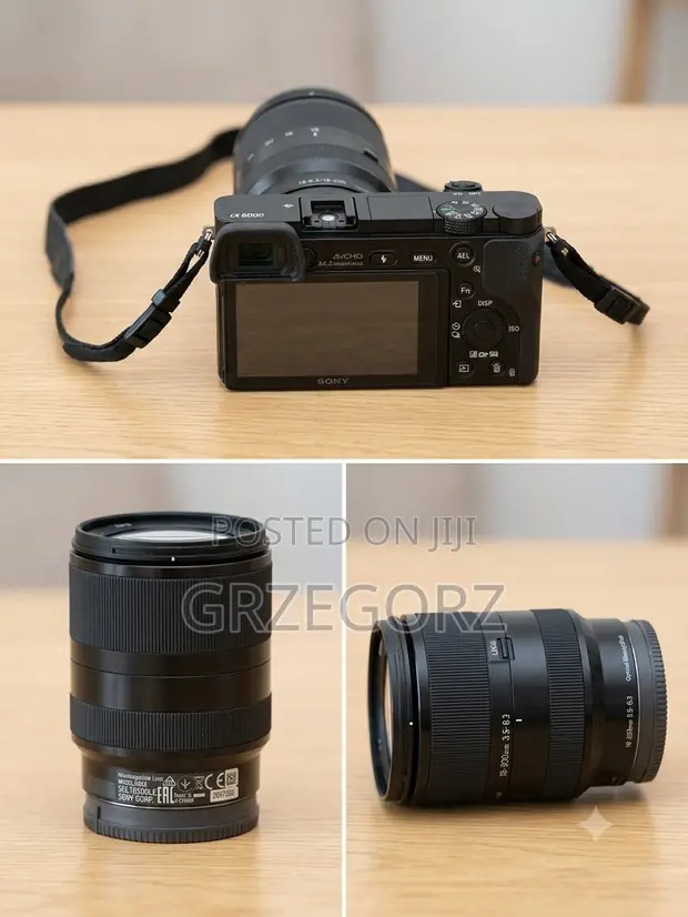 Sony Alpha A6000 Camera + 18-200mm OSS LE Lens Kit - 1