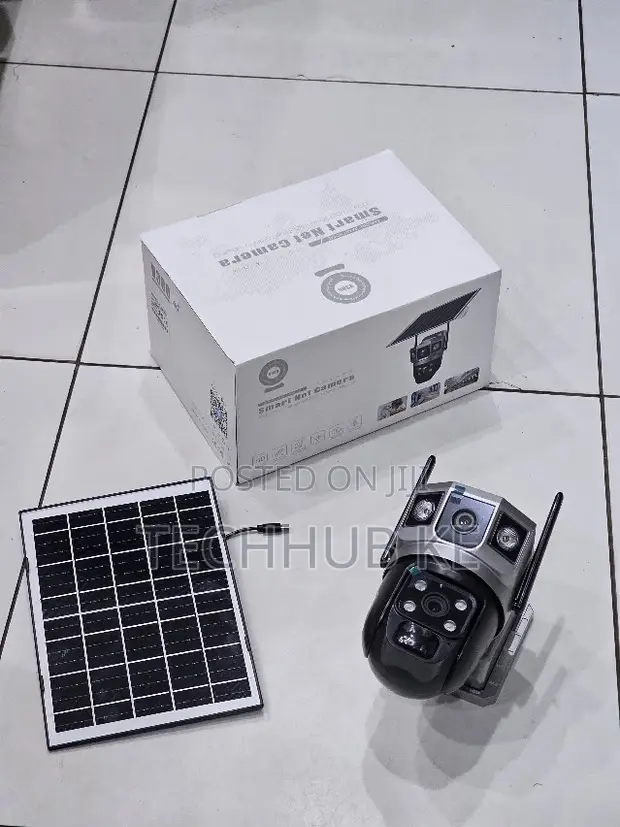 4G Dual-Lens V380 Solar PTZ Camera with SIM Card Slot - 1