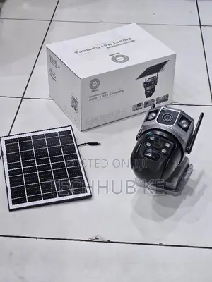 Kamera ya CCTV ya Solar 4G PTZ yenye Slot ya SIM Kadi