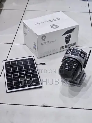 Kamera ya CCTV ya Solar ya 4G Isiyo na Waya yenye Lens Mbili
