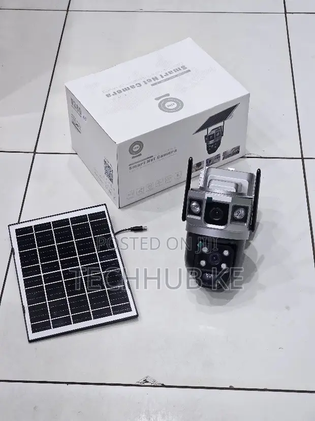 V380 Pro 4G Dual Lens Solar PTZ Camera - 1