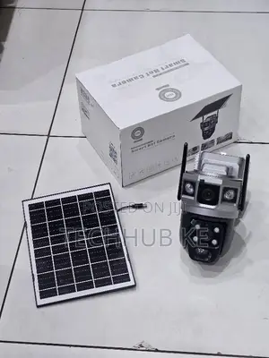 Kamera ya CCTV ya V380 Pro Dual Lens Solar 4G