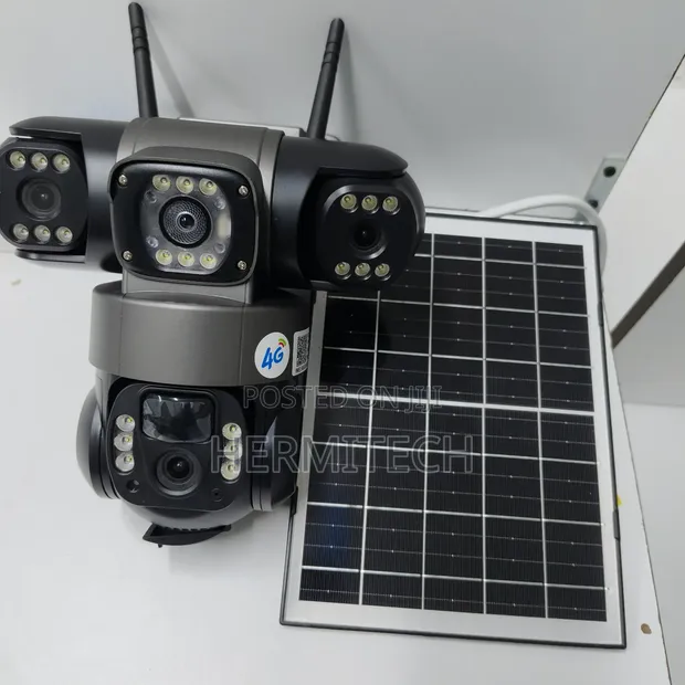 Brand New 4G Solar Triple Lens CCTV for Farms & Compounds - 1