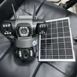 CCTV ya Solar ya 4G yenye Lensi Tatu na Upeo Mpana - 2