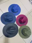 Kofia ya Fedora ya Wide Brim ya Rangi Nyingi - 2