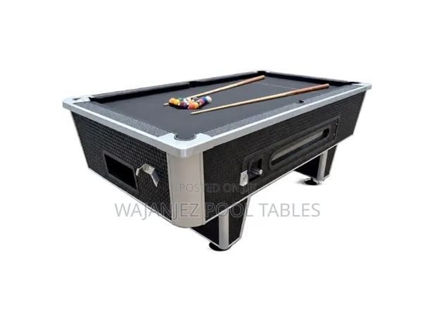 Chrome Finish Pool Table - 7ft - 1
