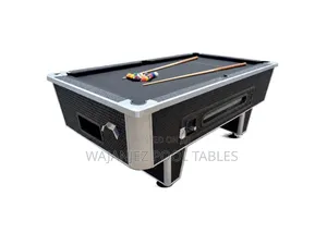 Chrome Finish Pool Table - 7ft